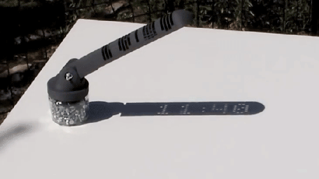 This 3D-Printed Digital Sun Dial Is As Easy To Read As A Cheap Digital Watch