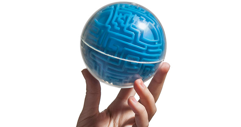 Maze Balls Are The Perfect Shape To Throw Across The Room In Frustration