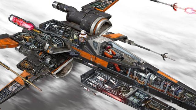 These Cross Sections Of Ships And Vehicles From Star Wars Are Incredible