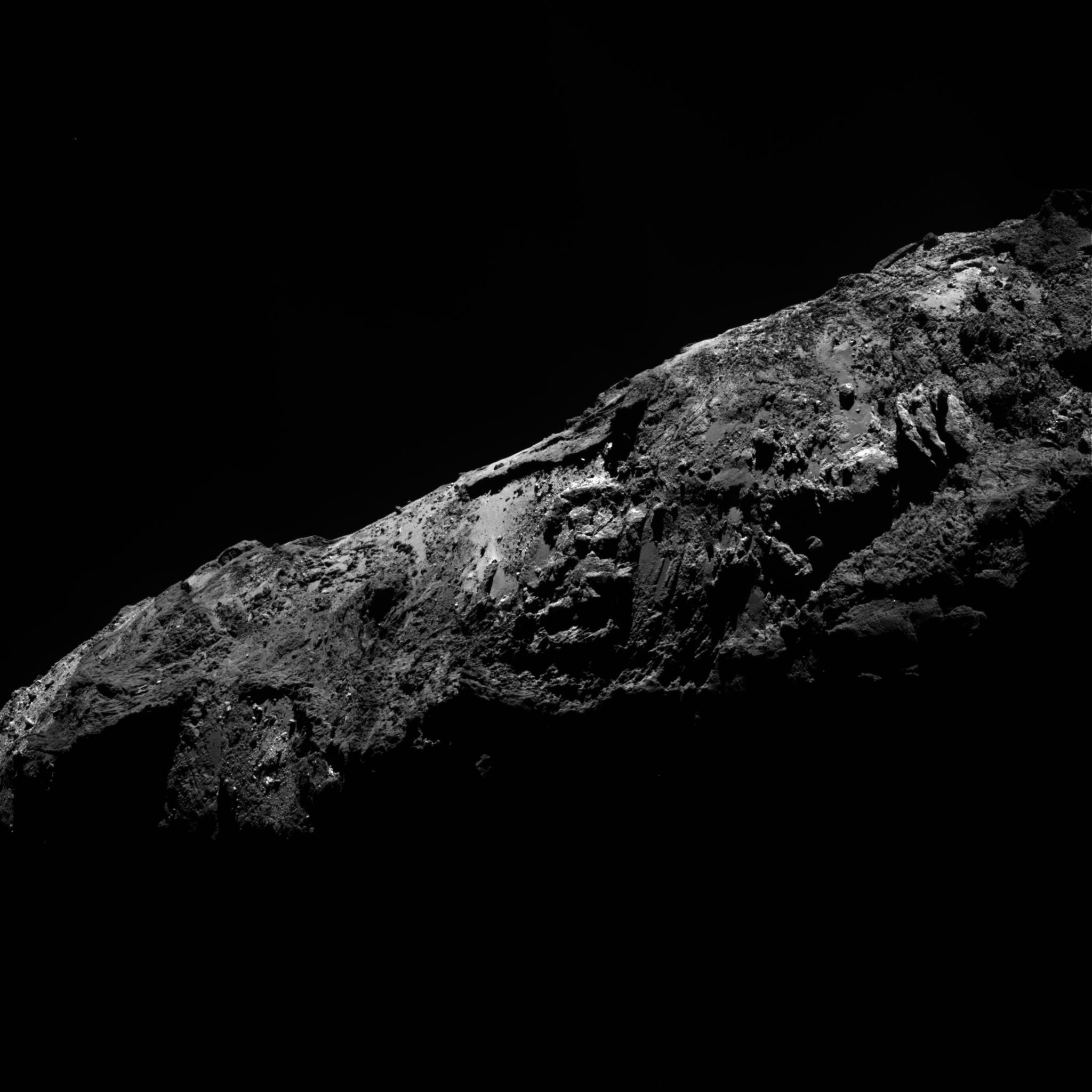 The ESA’s Latest Image From Rosetta Shows Off A Rugged Surface 