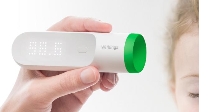 Sixteen Sensors Let Withings’ New Forehead Thermometer Make Easy Instant Readings