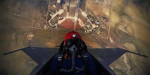 Watch A F-16 Take Off And Immediately Shoot Up 15,000 Feet In Seconds