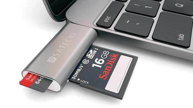 Here’s The Tiny USB-C Card Reader Your 12-Inch MacBook Desperately Needs