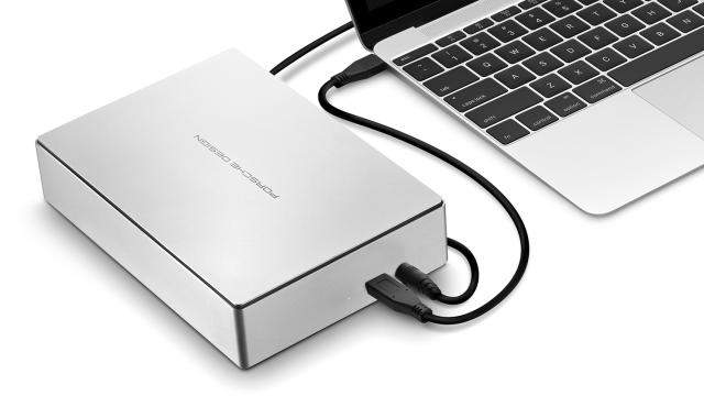 Porsche Design’s New Desktop Drive Shares Power With Your 12-Inch MacBook