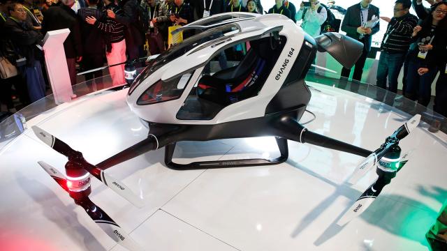 This Drone Carries A Human: The Flying Taxi Of Our Dreams?