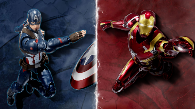 Captain America: Civil War Figuarts Will Fight For The Right To Empty Your Wallet