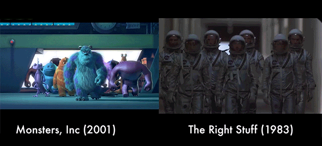 How Pixar Copies Scenes From Other Movies