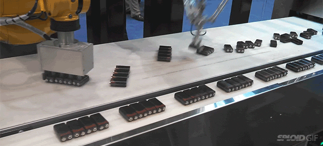 These Totally Mesmerising Robots That Sort Batteries Are Just Awesome