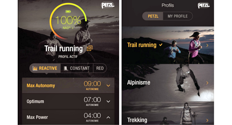 An App Manages The Brightness Of Petzl’s New Headlamps To Maximise Battery Life