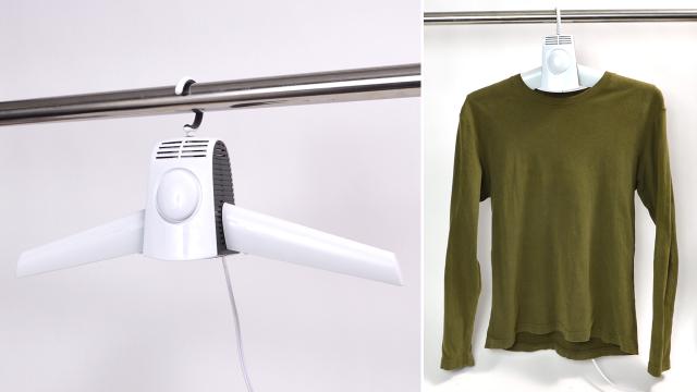 A Clothes Drying Hanger Saves You Time