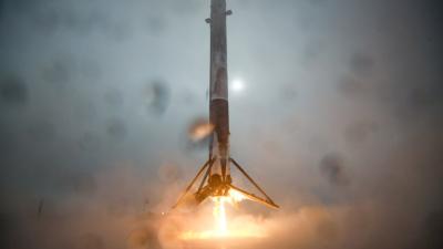 SpaceX’s Rocket Didn’t Quite Stick Its Barge Landing, But The Satellite Is Good!