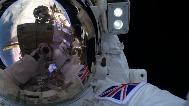 Even Astronauts Take Selfies When They Go For A Spacewalk