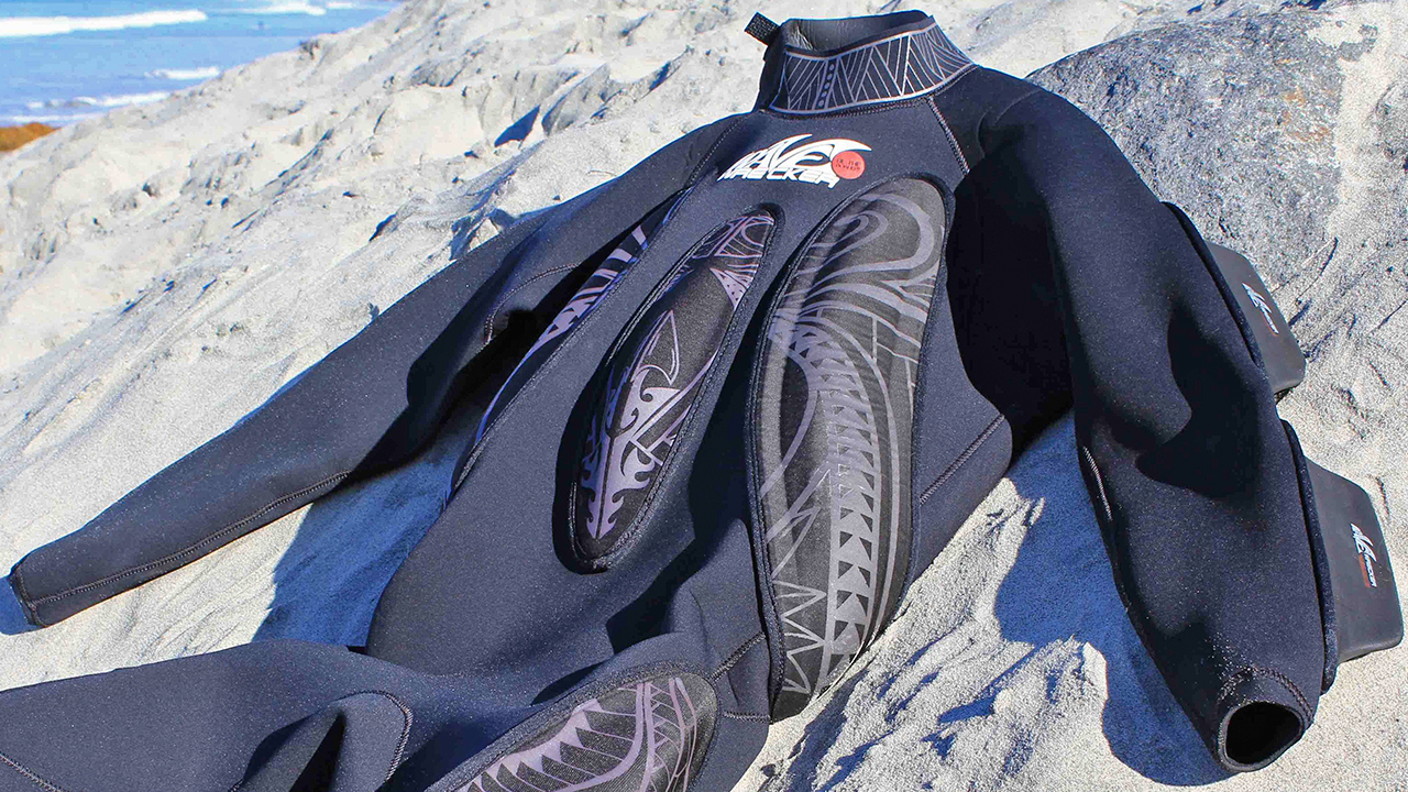 The Foam Fins Covering This Wetsuit Let You Body Surf Without A Board
