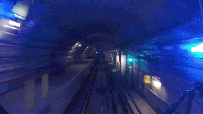 Watch A Train Travel Inside The Tunnels Of The New York City Subway System