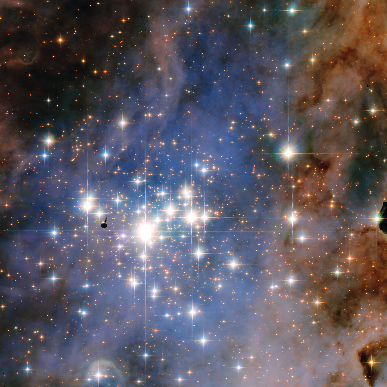 Doomed Stars Glisten Like Diamonds In Latest Hubble Photo