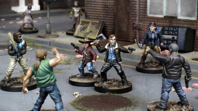 Roll Dice To Smash In Zombie Heads With The Walking Dead Tabletop Miniatures Game
