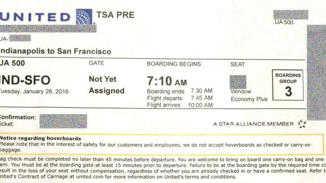 If You Had A Time Machine Would You Kill Hitler Or Bring This Boarding Pass Back To 1989?