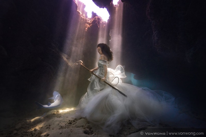 This Shark Shepherdess Looks Like She Stepped Out Of An Underwater Fairy Tale