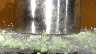 Smashing Liquid Nitrogen Cooled Jelly Is Earth Shatteringly Fantastic