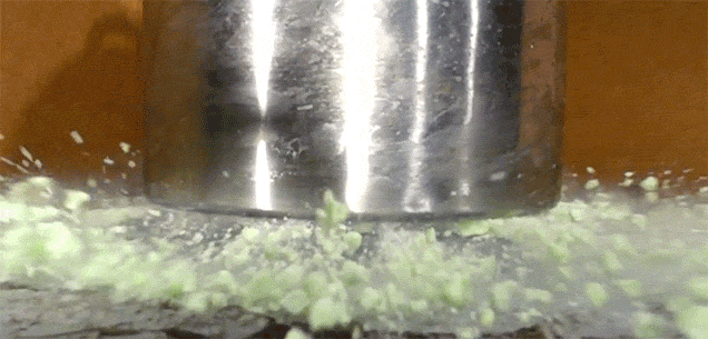 Smashing Liquid Nitrogen Cooled Jelly Is Earth Shatteringly Fantastic