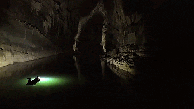Exploring One Of The Largest River Caves In The World Is Like Exploring An Alien World