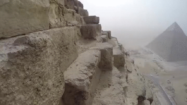 It’s A Quick (And Illegal) Climb To Get To The Top Of Giza’s Great Pyramid