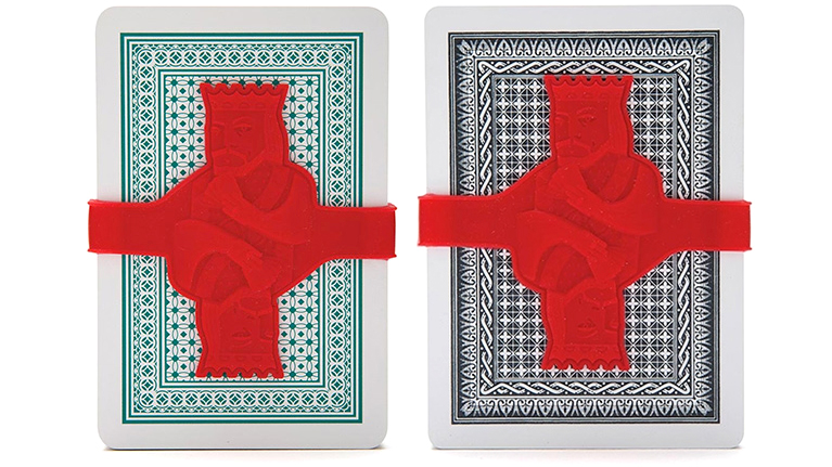 Wrangle Loose Decks Of Cards With This Kingly Silicone Strap