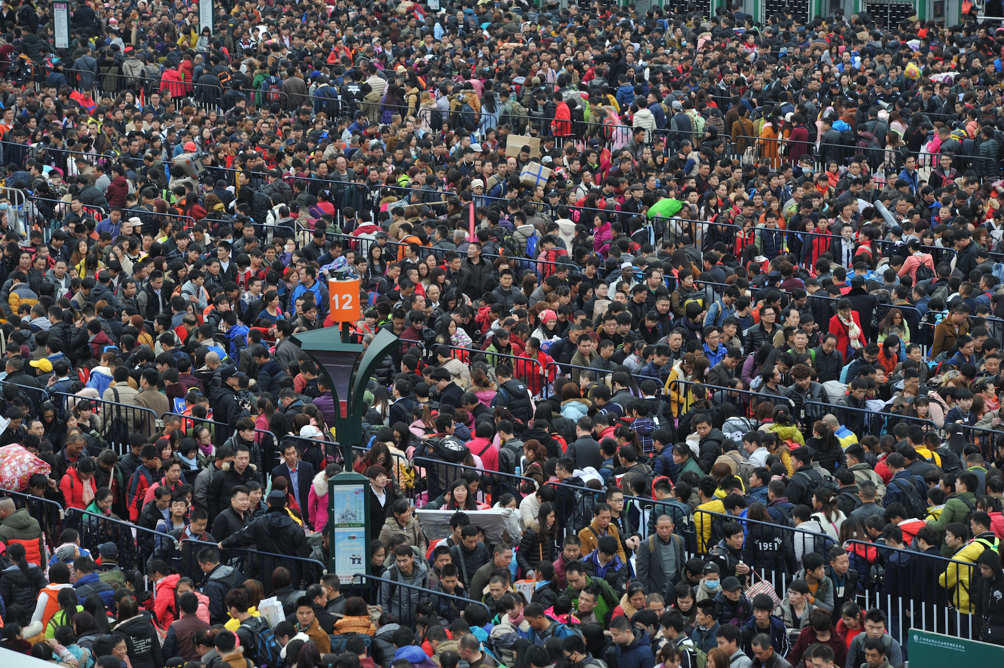 Thousands Of People Are Stuck In This Ridiculous Human Traffic Jam At A China Train Station