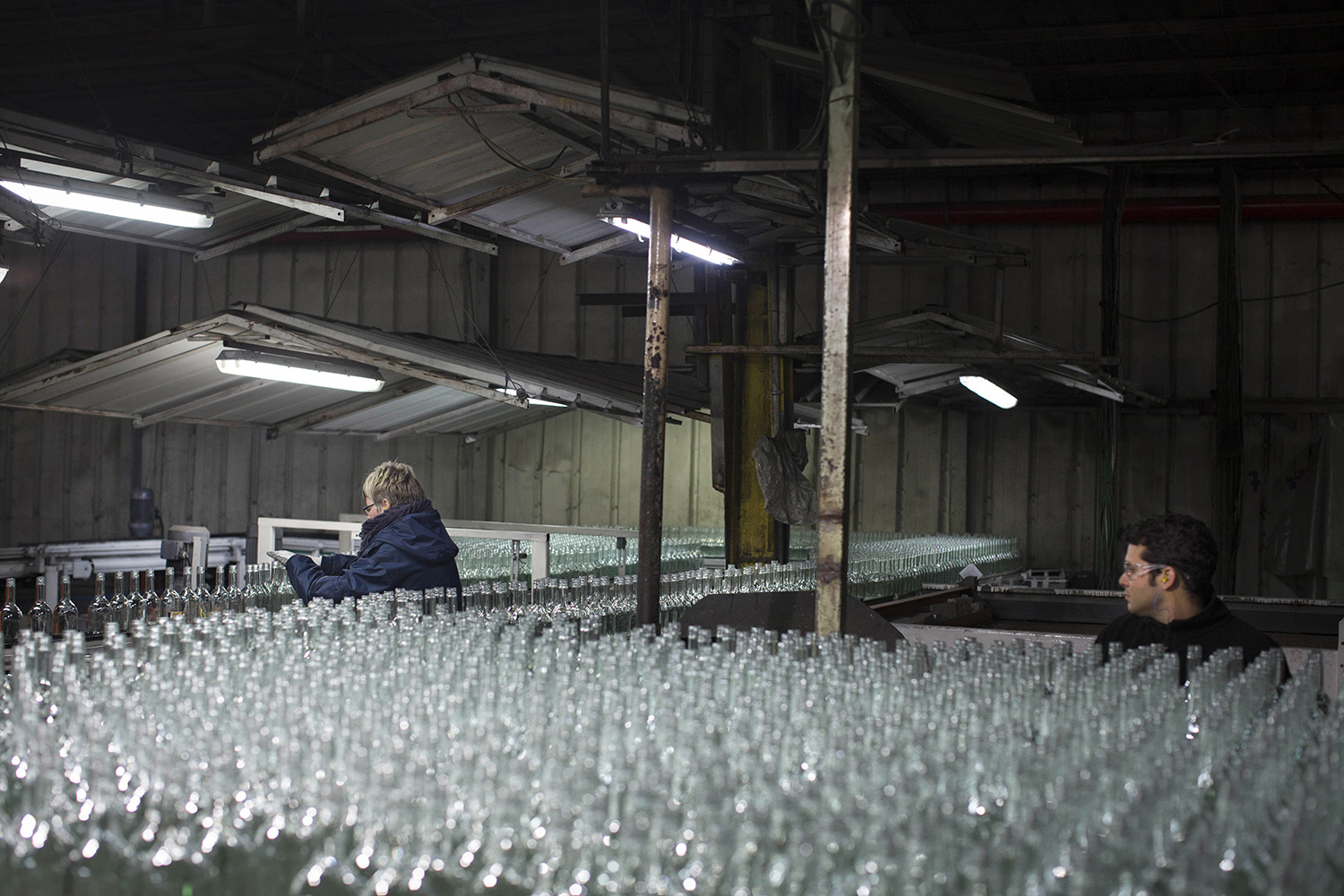 Israel’s Only Bottle Factory Turns Desert Sand Into Mountains Of Glass