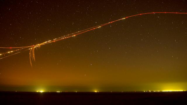 Look At The Graceful Path Of An Attack Helicopter As It Spits Fire