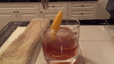 This Ice Ball Cocktail Is The Coolest Thing