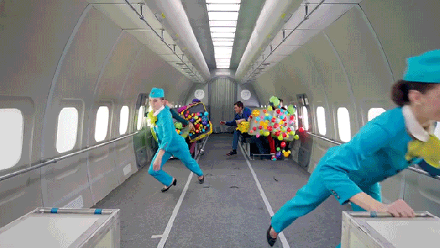 OK Go’s Fun New Music Video Was Filmed On A Zero-G Aircraft