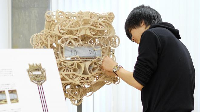 This Impossibly Complicated Mechanical Clock Re-Writes The Time Every Minute