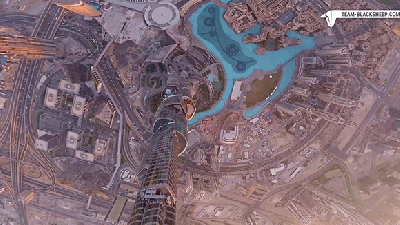 Seeing A Drone Zoom Down The Burj Khalifa Feels Like Free Falling