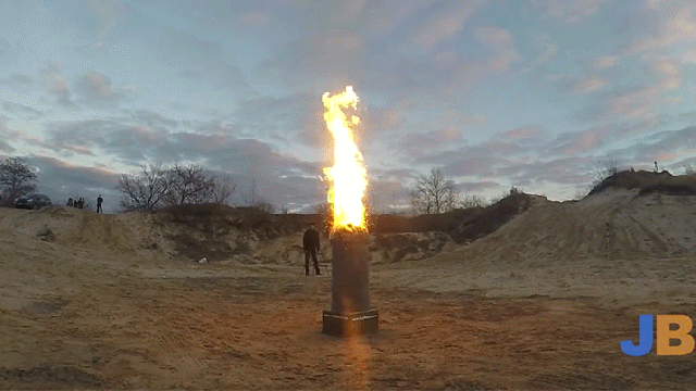 Lighting 100,000 Sparklers At Once Is The Quickest Way To Make A Working Volcano