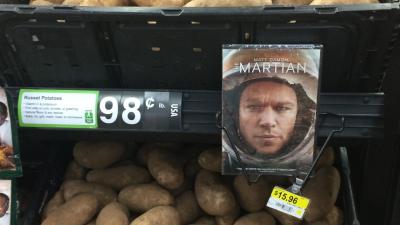 That Viral Photo Of The Martian DVD Next To Potatoes Is No Accident