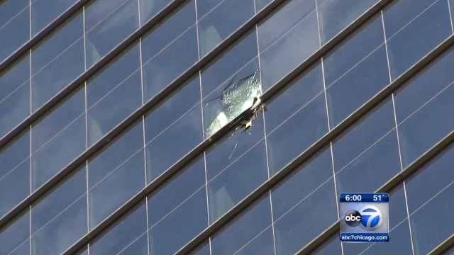 Chicago Skyscrapers ‘Raining Glass’ After Scary High Winds