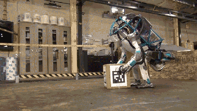 Watch The Next Generation Atlas Robot Get Bullied By A Mean Human (And Stay On His Feet)