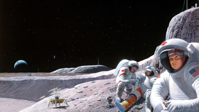 This Is How NASA Imagined Futuristic Medics On The Moon In 1992