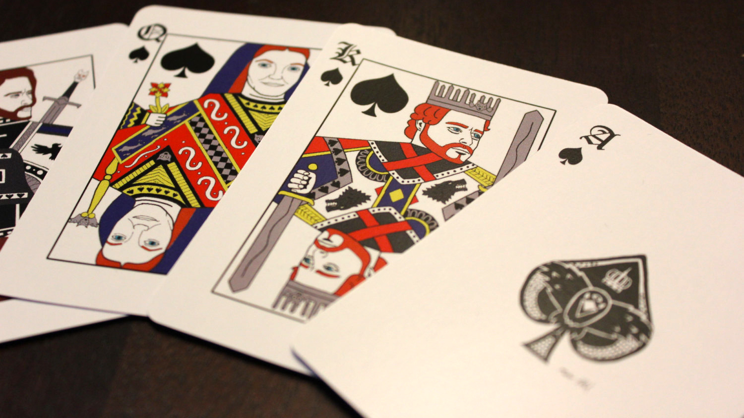 A Deck Of Cards Featuring Kings, Queens, And Other Characters From Game Of Thrones
