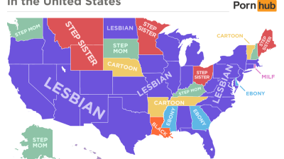 What Porn Searches Are Most Popular In Every US State [NSFW]