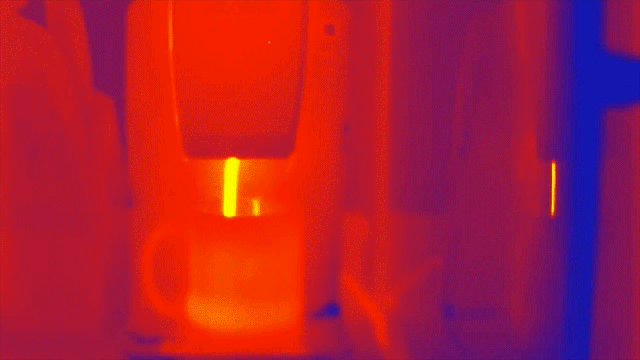 A Hot Breakfast Looks Even More Delicious Under A Thermal Camera