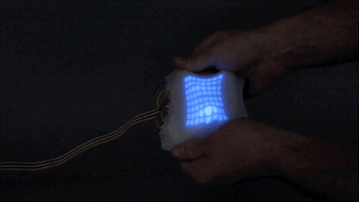 This Stretchy, Light-Up Skin Is The First Step To A Robot Octopus