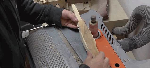 Making A Wooden Switchblade