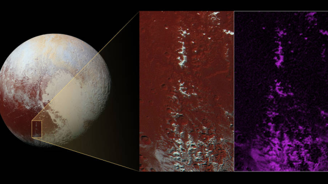 Pluto Might Be Home To Methane-Covered Mountain Peaks