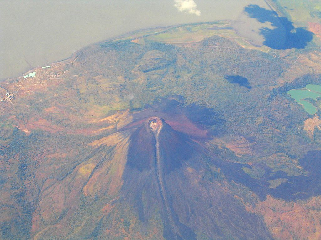 Nicaragua’s Momotombo Volcano Is Glorious In False Colour Satellite Imagery 