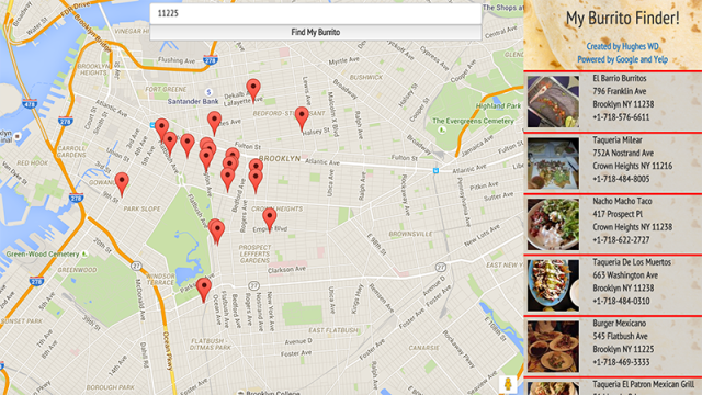 The Internet’s Most Useful Tool Will Tell You The Closest Places To Buy A Burrito