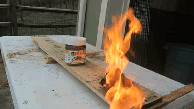 Nutella Makes For A Deliciously Excellent Firestarter