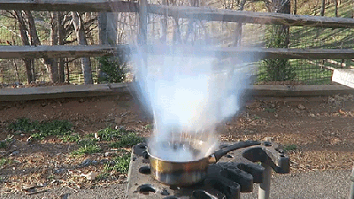 Watch The Explosion That Happens When You Put This Piece Of Metal In Water