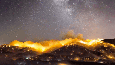 This Timelapse Of Californian Bushfires Is Absolutely Apocalyptic